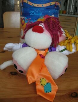 Diddl, Jubiläumsplüschfigur, 10 Jahre Diddl - Markt Wald