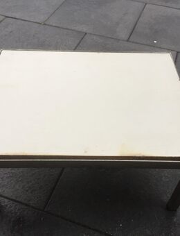 Metall-Gestell/Regal mit Holzbrett - Emsdetten Zentrum