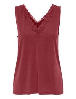 ONLY Spitzentop ONLFREE LIFE S/L V-NECK LACE MIX TOP JRS