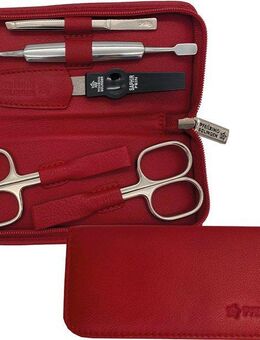 PFEILRING Maniküre-Etui, 5 tlg., Nappaleder