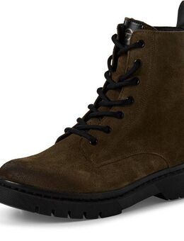 Tamaris Schnürstiefelette, Blockabsatz, Schnürboots, Herbstschuh mit Ziernähten