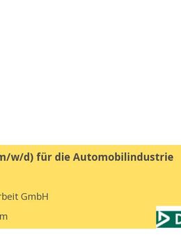 Schlosser (m/w/d) für die Automobilindustrie (23,09€/h) - Mannheim