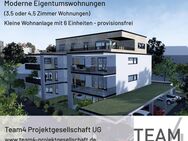 Neubau - Top 3,5 oder 4,5 Zimmer barrierefreie Wohnung mit großem Balkon - Meckenbeuren