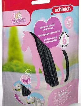 Schleich® Spielfigur HORSE CLUB, Sofia's Beauties, Haare für Beauty Horses, Black (42649), Zubehör für die Schleich Beauty Horses