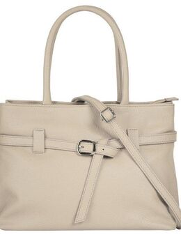 Cluty Henkeltasche, echt Leder, Made in Italy