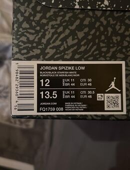 Jordan Spizike Low Black/Black-Starfish-White - Nürnberg