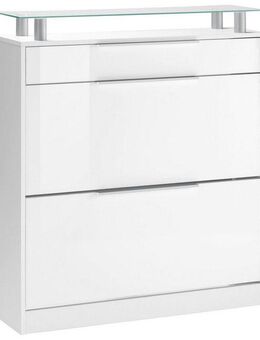 borchardt Möbel Schuhschrank Oliva Breite 89 cm, stehend, mit 2 Doppeltrommeln und 1 Schubkasten