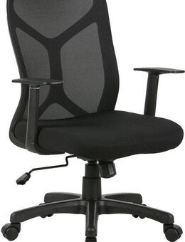 byLIVING Drehstuhl Bone (1 St), moderner Bürostuhl mit atmungsaktivem Netzstoff