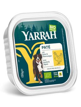 Yarrah Bio Paté 12 x 150 g - Bio-Huhn mit Bio-Meeresalgen