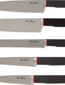 PINTINOX Messer-Set Living (Set, 5-tlg), Edelstahl, spülmaschinengeeignet