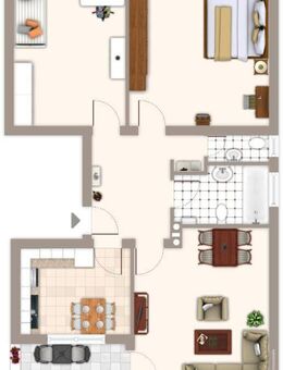 Demnächst frei! 3-Zimmer-Wohnung imit Balkon n Mönchengladbach Bonnenbroich - Geneicken - Mönchengladbach