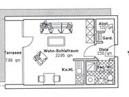 Kleine 1-Zi-Wohnung mit Balkon im Villenviertel von Bad Blankenburg zu vermieten. - Bad Blankenburg