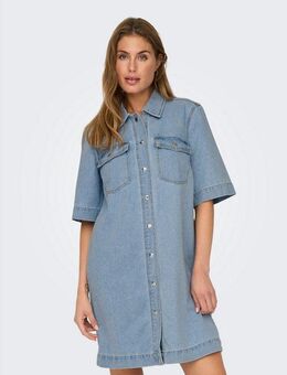 ONLY Jeanskleid ONLBELLE S/S BUTTON DRESS DNM GUA NOOS