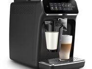 Philips Kaffeevollautomat EP3341/50 3300 Series, 6 Getränke (heiß oder eisgekühlt), LatteGo-Milchsystem, SilentBrew Technologie, Chrom-Schwarz