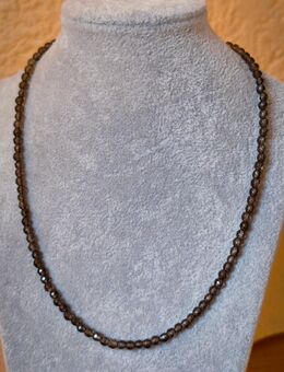 Rauchquarz Kette fac. 4 mm Kugeln, 45 cm, neu - Altenkirchen (Rheinland-Pfalz)