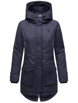 Navahoo Parka Brinjaa Modischer Winter Kurzmantel mit zahlreichen Taschen