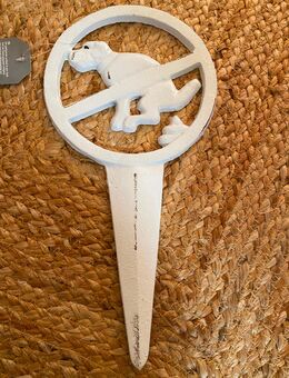 GUSSEISEN-STECKER KEIN HUNDEKLO - Hagen (Teutoburger Wald)