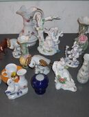 Porzelan Keramik Gute Zt verschiedene Figuren Sammeln + Geschenk Silber Kette . in 52062