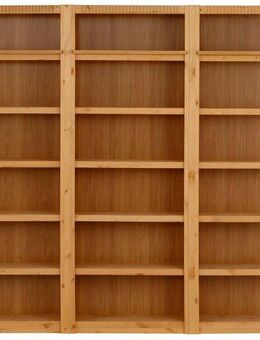Home affaire Bücherwand Bergen, aus schönem massivem Kiefernholz, 3 tlg.