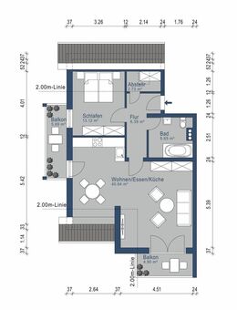 MÜNCHNER IG: Gemütliche Dachgeschosswohnung mit herrlichem Ausblick ins Grüne! - Peißenberg
