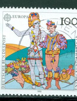 Bund gestempelt Nr. 1609 f15 Plattenfehler nach Schantl-Katalog „schwarzer Strich oben am „G“ von ENTDECKUNG“ - Porta Westfalica Zentrum