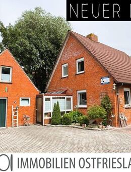 Zentral und doch ruhig und idyllisch! EFH mit Garage und sichtgeschütztem Garten in zweiter Reihe - Krummhörn