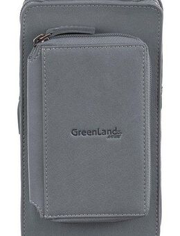 GreenLand Nature Handytasche NATURE Soft, mit aufgesetzter Börse und RFID-Schutz
