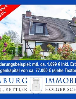Preiswerte und gepflegte Doppelhaushälfte aus 1985 auf Erbpacht bis 2078 in 24558 Henstedt-Ulzburg - Henstedt-Ulzburg