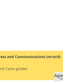 Manager Press and Communications (f/m/d) - Berlin