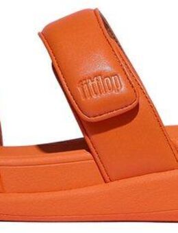 Fitflop F-MODE GO Pantolette, Plateausandale mit dämpfender MICROWOBBLEBOARD Technologie