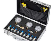 Messkoffer 60 mm, Messkoffer Hydraulik mit 3 Manometer Hydraulik, Pneumatik, Messtechnik, Glycerin Manometer 1,6 M Prüfschlauch Kit Manometer Tester Hydraulikprüfset für Bagger und Maschinen SET 1 - Wuppertal