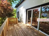 IMMOBERLIN.DE - Ersteinzug! Sehr attraktives Haus mit Südterrasse, Garage & Sonnengarten in naturverbundener Lage - Stechlin