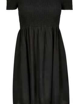 URBAN CLASSICS Shirtkleid Urban Classics Damen Ladies Smoked Off Shoulder Dress (1-tlg)