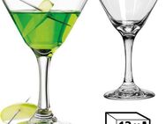 LIBBEY Martiniglas Libbey Trinkglas, 12er Set -EMBASSY-, Glas, 266 ml, hochwertig verarbeitet, im modernen Design