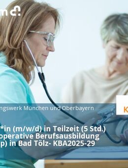 Psycholog*in (m/w/d) in Teilzeit (5 Std.) für die kooperative Berufsausbildung (Reha-koop) in Bad Tölz- KBA2025-29 - Bad Tölz