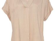 Vivance Kurzarmbluse mit Streifendesign, Damenbluse, casual
