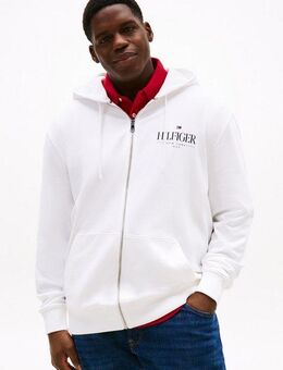 Tommy Hilfiger Big & Tall Kapuzensweatjacke BT-HILFIGER STACKED HOODED ZIP-B Große Größen