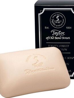 Taylor of Old Bond Street Handseife Jermyn Street, Eleganter Zitrusduft und pflegende Essenzen für empfindliche Haut.