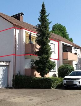 Gepflegte 3-Zimmer-Wohnung mit Balkon, Kellerraum und Garagenplatz. - Kirchheim (Teck)