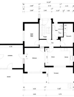 Von Privat - Sehr ruhige und sehr sonnige 3/4 Zimmer EG Wohnung mit ca. 110 qm Wfl. mit eigenen Garten und großer Terrasse, - Bad Wörishofen