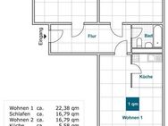 Familienfreundliche 3 Zimmer Wohnung mit Balkon und Aufzug! - Dresden