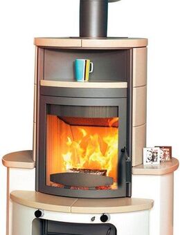 HARK Kaminofen »Avenso GT ECOplus«, 6 kW, Dauerbrand, creme