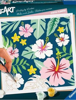 Ravensburger Malen nach Zahlen Exotic Plants, Made in Europe