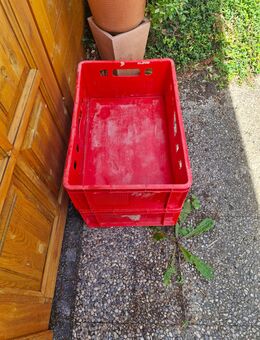 Transportkisten // Fleischerkisten, rot, gebraucht - Pöcking