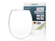 Schütte WC-Sitz WHITE, Duroplast, mit Absenkautomatik und Schnellverschluss