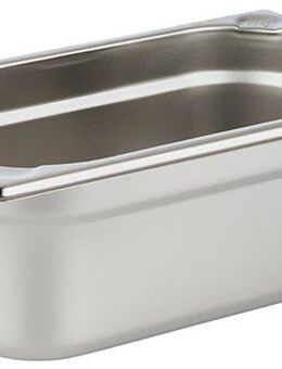 APS Aufbewahrungssystem GN 1/4 Behälter 26,5 x 16,2 cm, Edelstahl, (1-tlg), Gastronorm-Behälter, zum Anrichten und Lagern von Speisen