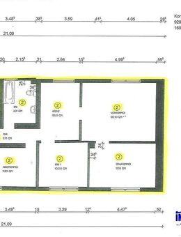 4-Zimmer / 1. OG-Wohnung im Zentrum am Stadtpark - Korbach (Hansestadt)