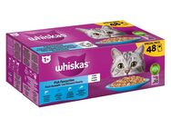 Jumbopack Whiskas 1+ Adult Frischebeutel 96 x 85 g - Fisch Auswahl in Gelee