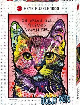 HEYE Puzzle 9 Lives, 1000 Puzzleteile, Made in Germany