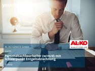Personalsachbearbeiter (w/m/d) mit Schwerpunkt Entgeltabrechnung - Kötz